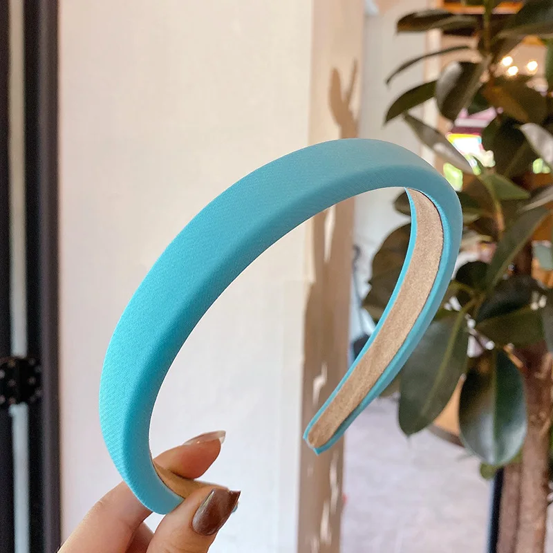 Thicken Solid Wide Hair Band Hoop for Women Vintage Soft Elastic Headband Girls Bezel Hairband Headwear Fashion Hair Accessories