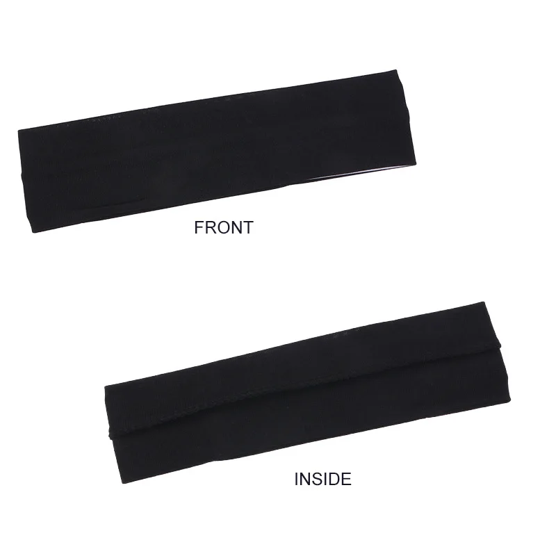 2025 Hot Fashion Summer Sports Headband Men Women Solid Running Absorb Sweat Hair Bands Yoga Headband Stretch Fitness Hairbands