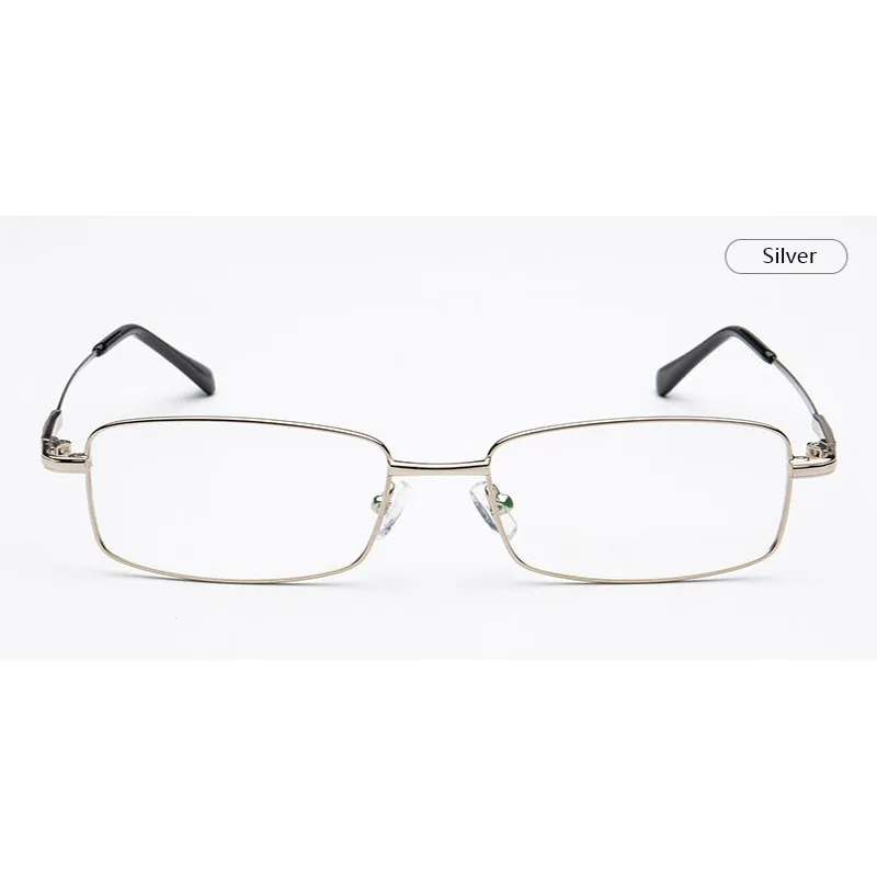 Fashion Square Business Glasses Frame Memory Titanium Full Rim Eyeglasses Nearsighted For Man Eyeglasses Male Metal Eyewear