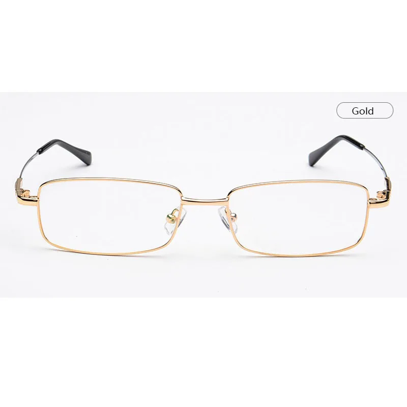 Fashion Square Business Glasses Frame Memory Titanium Full Rim Eyeglasses Nearsighted For Man Eyeglasses Male Metal Eyewear