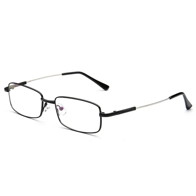 Fashion Square Business Glasses Frame Memory Titanium Full Rim Eyeglasses Nearsighted For Man Eyeglasses Male Metal Eyewear