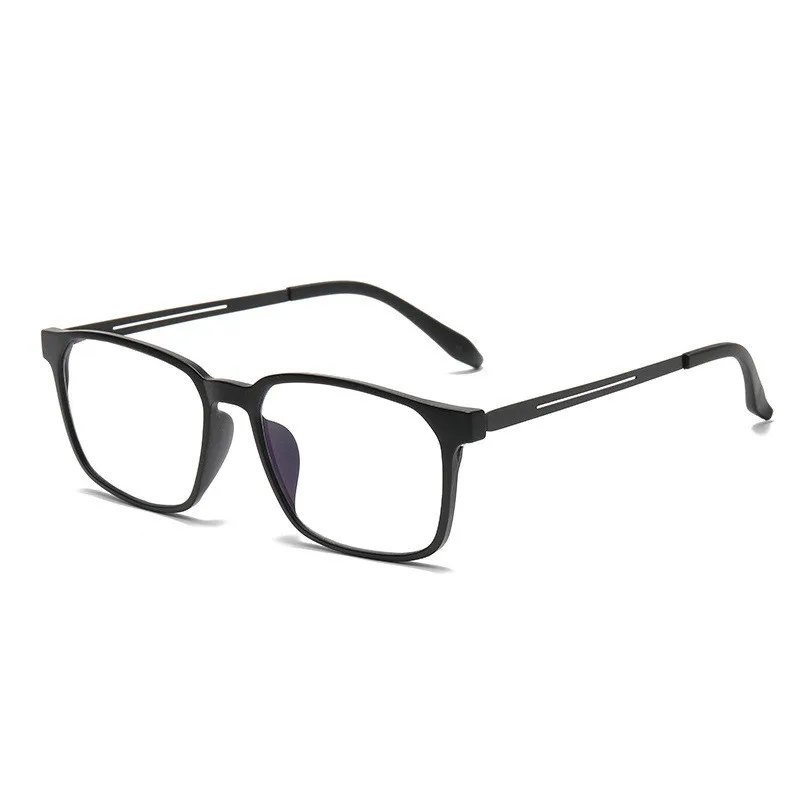 YOOSKE Popular Fashion TR Square Women Glasses Frame Clear Anti Blue Light Titanium Men Eyewear Optical Frame