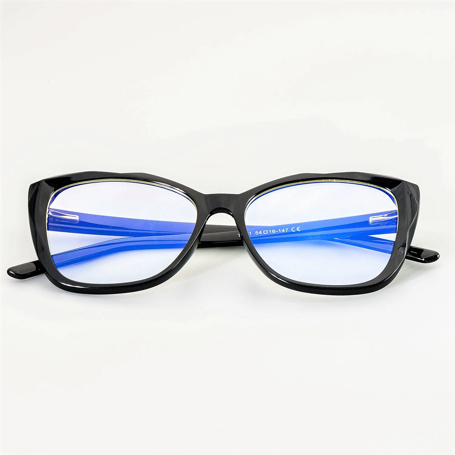 51014 Cat Eye Square Anti-blue Light Plastic Titanium Glasses Frames Ultralight Men Women Optical Fashion Computer Glasses