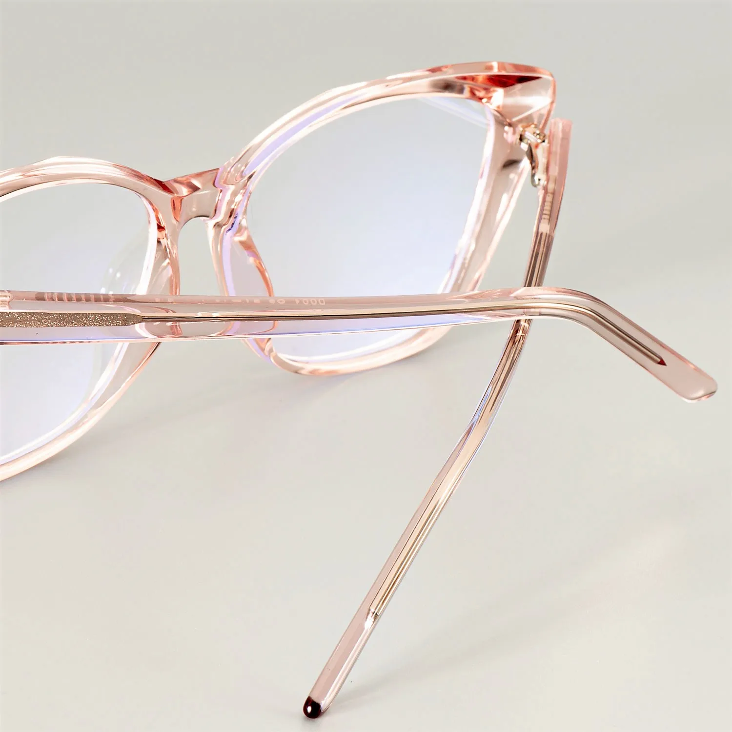 51014 Cat Eye Square Anti-blue Light Plastic Titanium Glasses Frames Ultralight Men Women Optical Fashion Computer Glasses