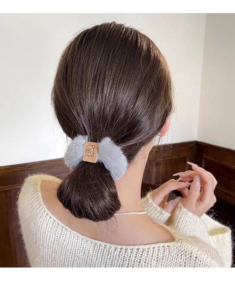 New Korean Style Soft Plush Headband High Elasticity Braided Hair Accessories Ponytail Headpiece Girl Hair Accessoires Hair Ties