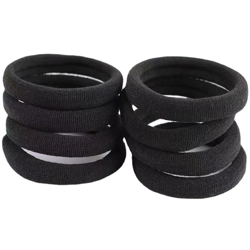 20/40/50Pcs Black Hair Bands for Women Girls Hairband High Elastic Rubber Band Hair Ties Ponytail Holder Scrunchies Accessories