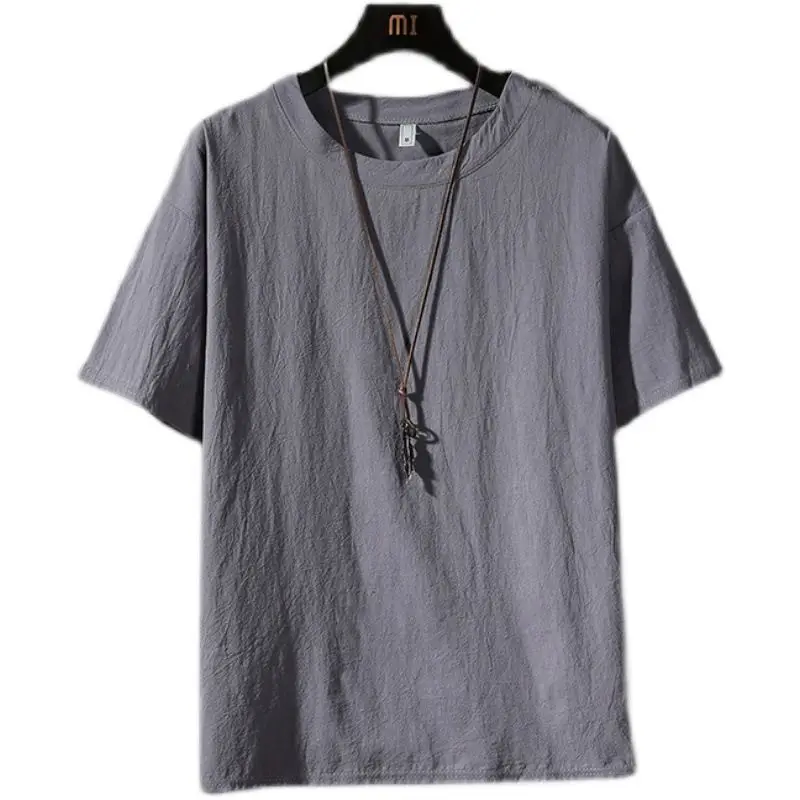 Minimalist top men's hip-hop MY T-shirt summer casual breathable  T-shirt round neck short sleeved