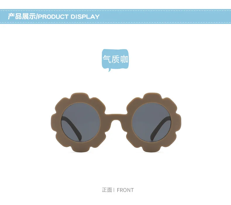 Children's frosted macaron color series 2023 new baby sunglasses cute and trendy children's sunglasses