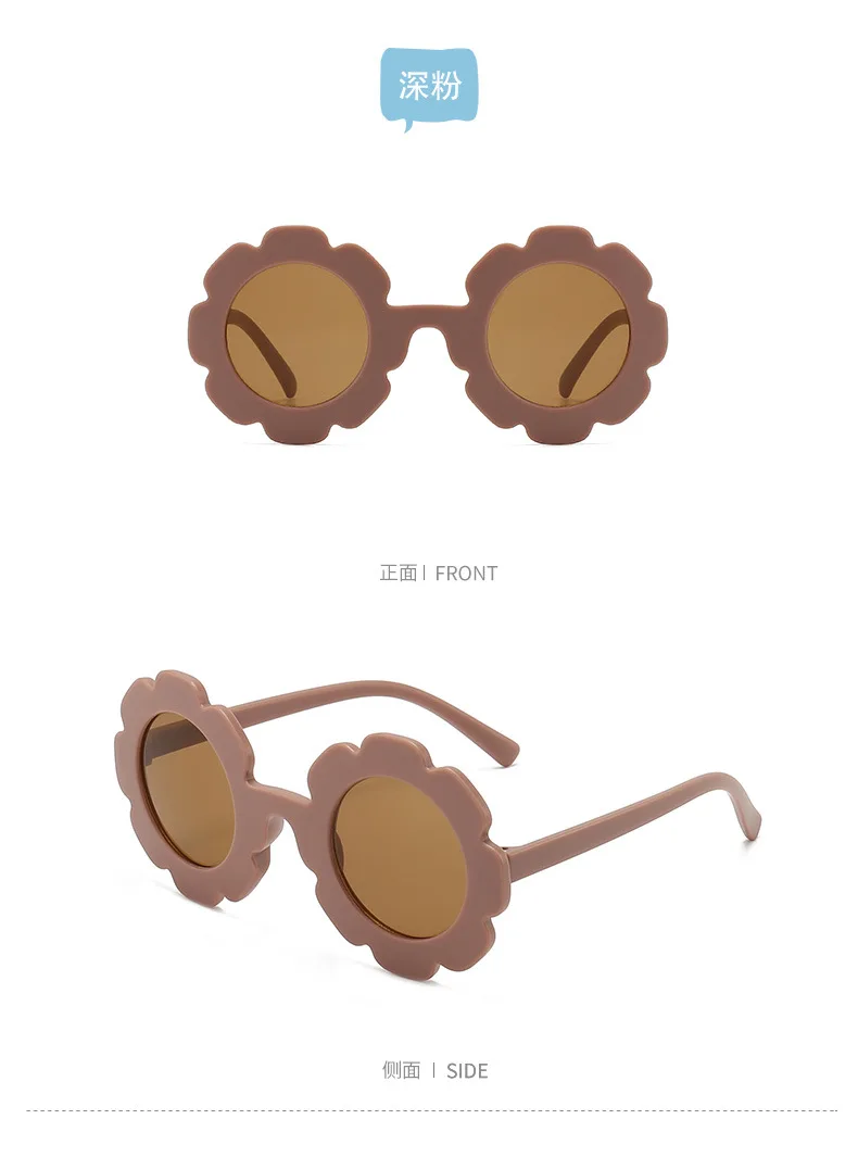 Children's frosted macaron color series 2023 new baby sunglasses cute and trendy children's sunglasses