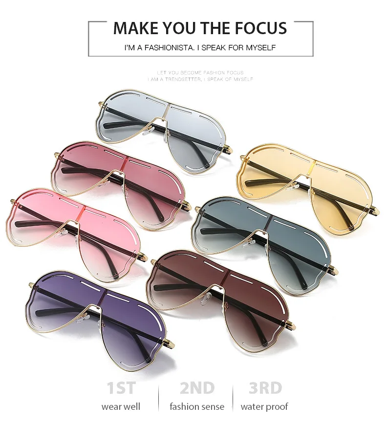 LeonLion Oversized Square Shield Sunglasses Women Luxury Brand Butterfly One-Piece Sun Glasses Big Frame 2025 Ladies Eyewear