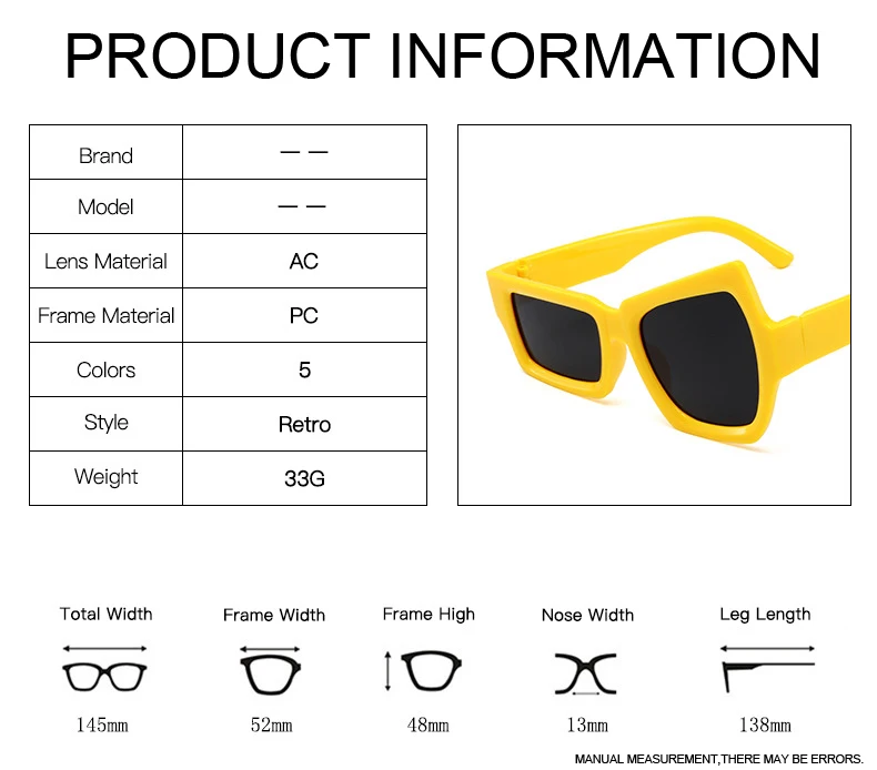 New Fashion Irregular Square Sunglasses Man Fashion Brand Designer Personality Sun Glasses Male UV400 Oculos De Sol