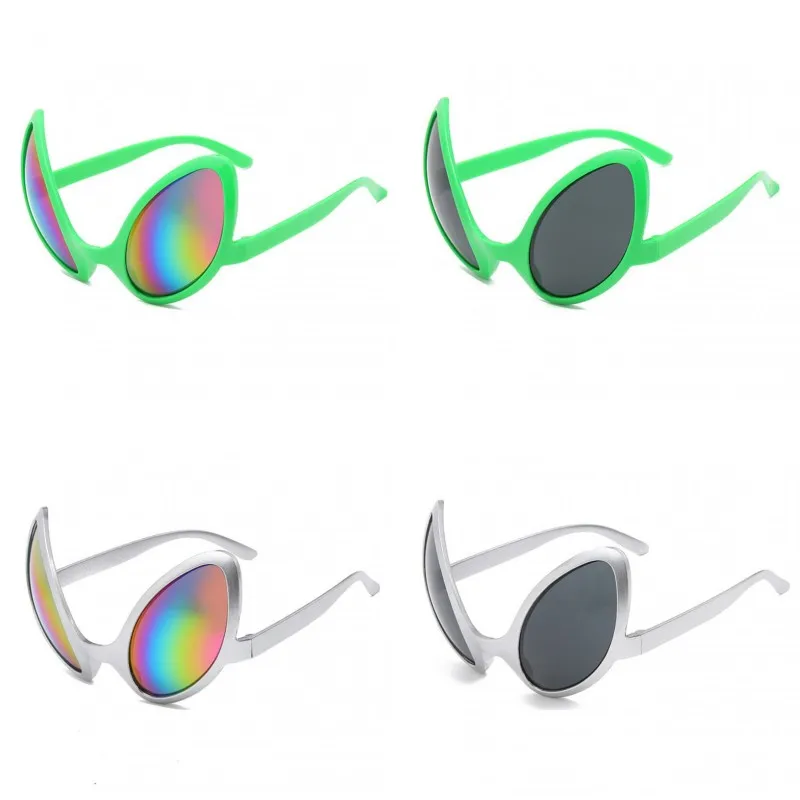 New Alien Glasses Funny Holiday Party Sunglasses Halloween Adults Kid Party Supplies Rainbow Lenses ET Sun Glasses Shades