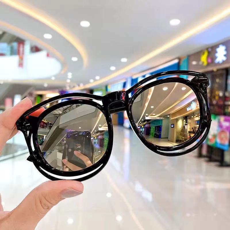 New Kids Fashion Sunglasses Cute Boy Square Sun Glasses Silicone Flexible Children Glasses Vintage Boys Girls Shades Eyewear