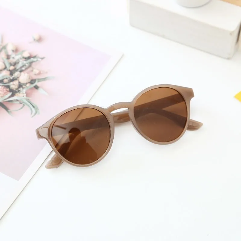 New Hot Sales Cute Sweet Sunglasses Kids Sun Glasses Vintage Trend Baby Sunglasses Korean Sunglasses for Boys And Girls UV400