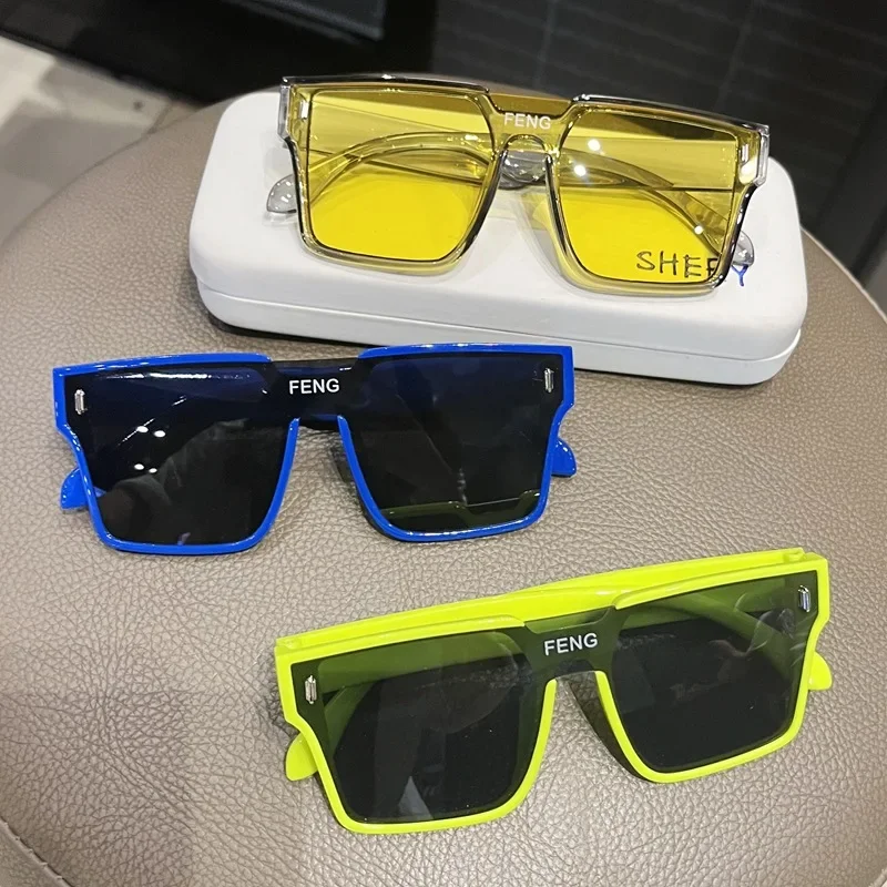 Fashion Kids Sunglasses Children Brand Square Sun Glasses Anti-uv Baby Sun-shading Eyeglasses Girl Boy Sunglass UV400 Eyewear