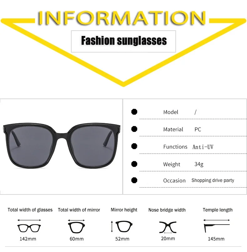 2022 Polarized Myopia Sunglasses for Men Luxury Cat Eye Frame Prescription Sunglasses Classic Transparent Near Sight Eyewear