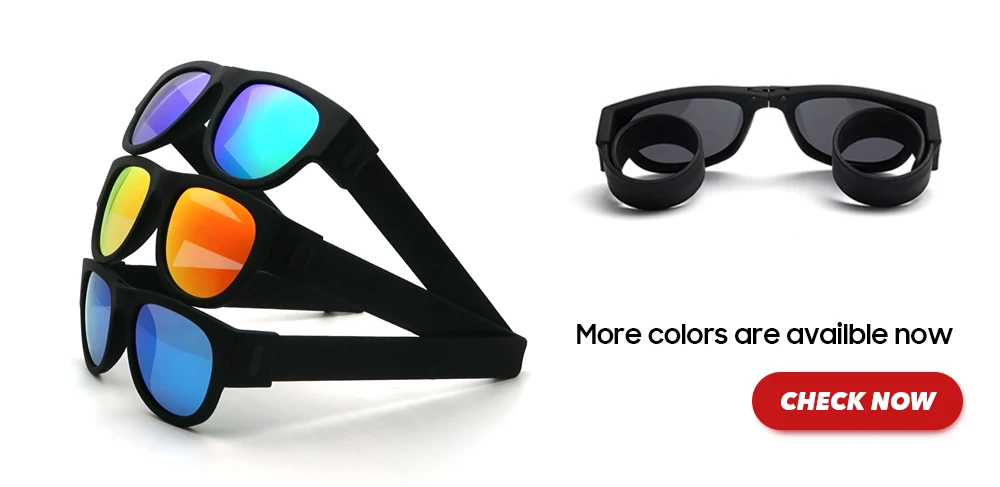 Fancy Slap Wristband Men Polarized Wrist Sunglasses Folding Women Roll Bracelet 2025 Trend Foldablen Square Sun Glasses