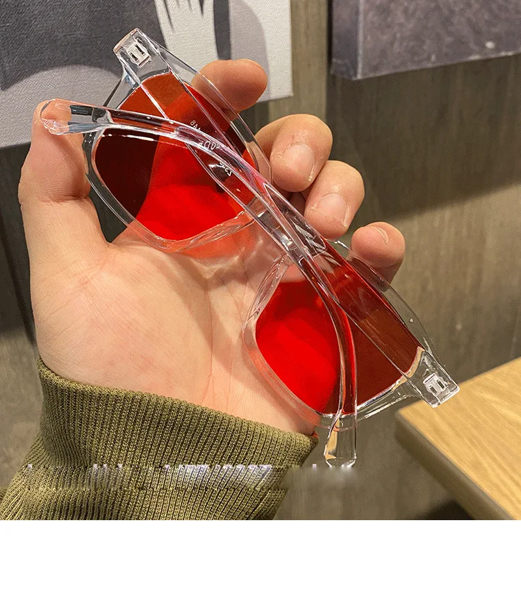 2024 RMM brand high-quality new polygon meter nail square sunglasses Fashion men hip hop glasses retro sunglasses women