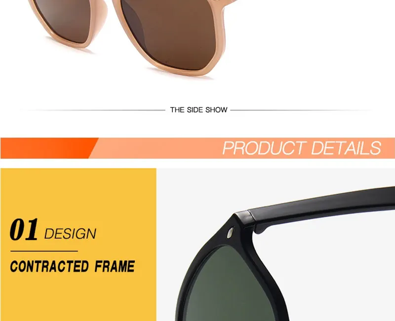 RBRARE Vintage Sunglasses Women High Quality Sunglasses Women Luxury Brand Designer Glasses Retro Sun Glasses Gafas De Sol Mujer