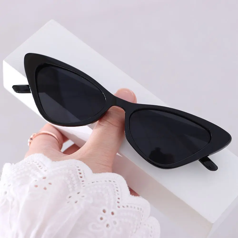 Fashion Women's Luxury Cat Eye Sunglasses Triangle Vintage Design UV400 Sun Glasses Unisex Classic Small Outdoor Goggle Shades