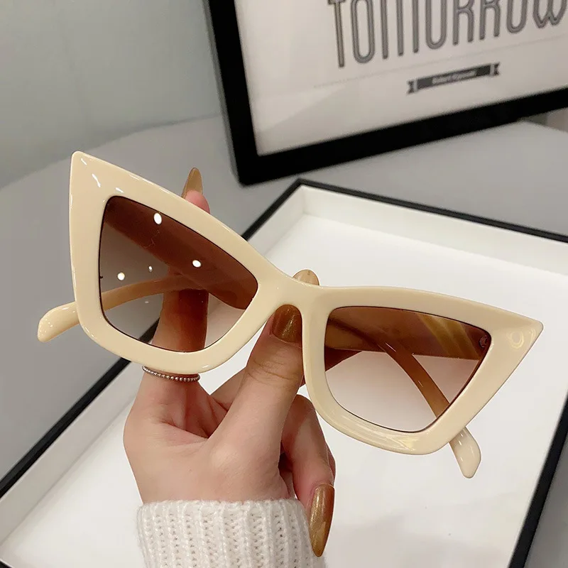 Big Frame Vintage Square Sunglasses Women Men Cat Eye Sun Glasses Eye Glasses Goggle Square Male Female Rectangle Sunglasses ﻿