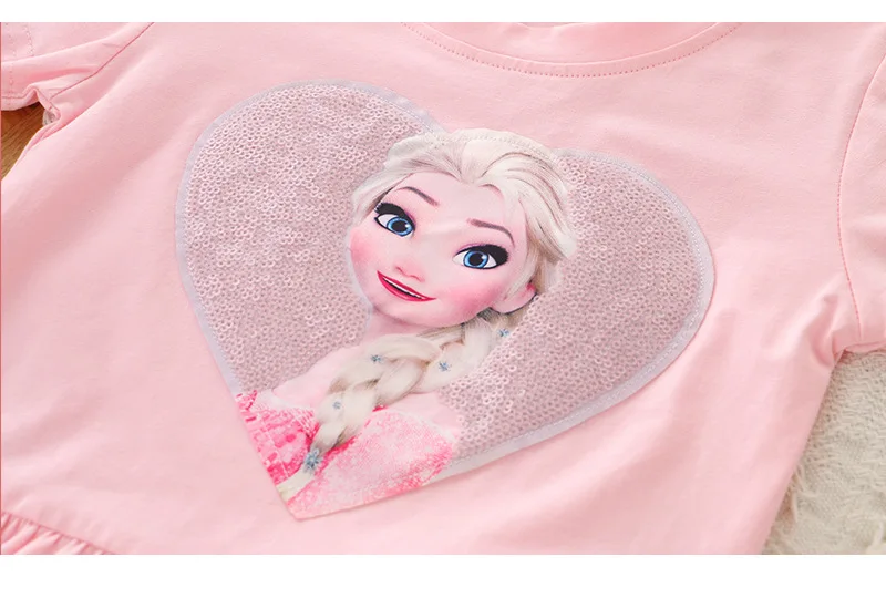 2025 New Disney Mermaid Ariel Princess Costume Kids Dress For Girls Cosplay Children Birthday Party Clothes Frozen Elsa Dress