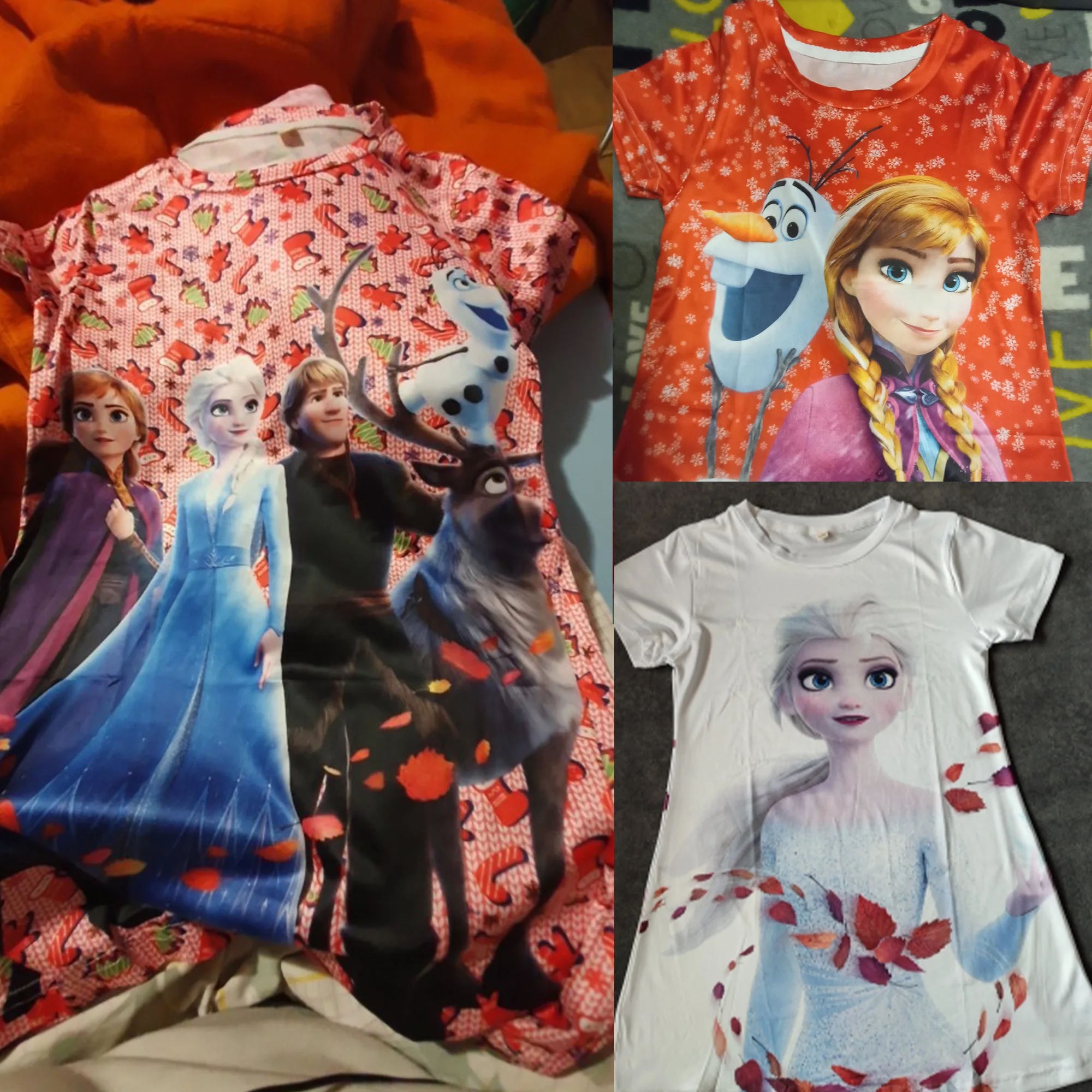 Hot Sale Kids Girl Cosplay Snow Queen Top Disney Frozen Elsa And Anna Princess Dress for 2-8 Years Girls Birthday Party Dresses