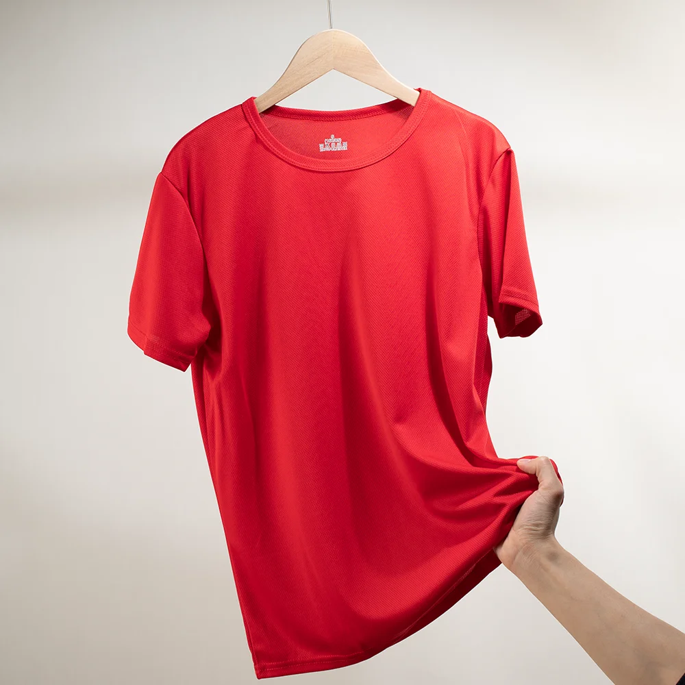 Multicolor Quick Dry Short Sleeve Sport T Shirt Gym Jerseys Fitness Shirts Trainer Running T-Shirt Men's Breathable Sportswear