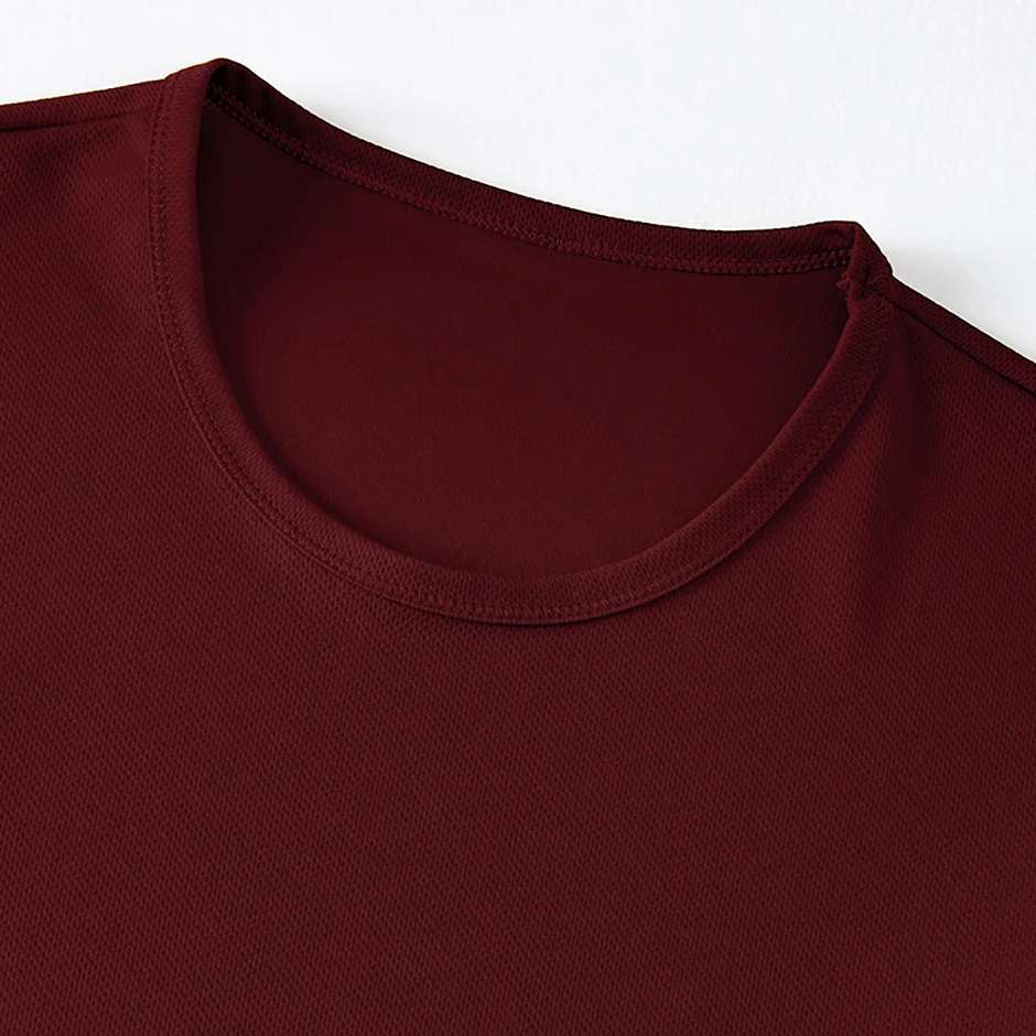 2/4/6Piece Four Seasons Men's Solid Color Round Neck Short Sleeve Top With Printed Cuffs Youth Sports And Leisure T-shirt trendy