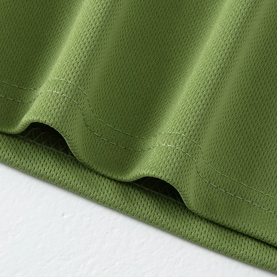 2/4/6Piece Four Seasons Men's Solid Color Round Neck Short Sleeve Top With Printed Cuffs Youth Sports And Leisure T-shirt trendy