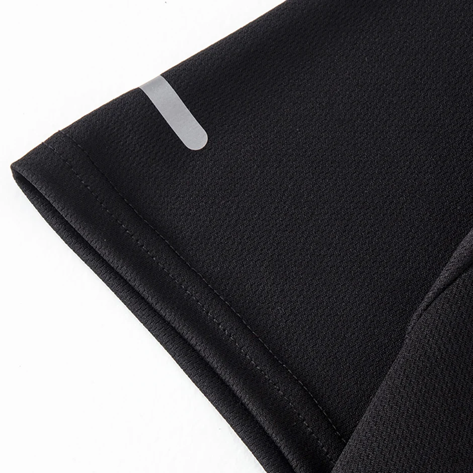 2/4/6Piece Four Seasons Men's Solid Color Round Neck Short Sleeve Top With Printed Cuffs Youth Sports And Leisure T-shirt trendy