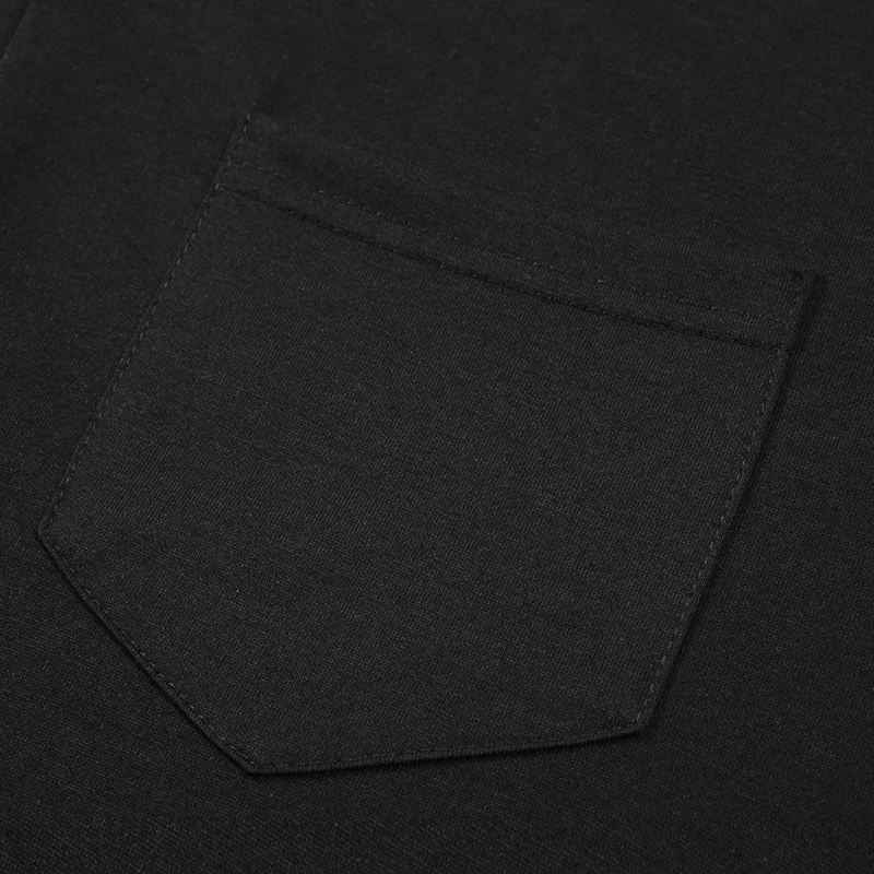 Men's Stand Collar Short Sleeve Henley Shirt Polyester Twill Lightweight Breathable Casual Tops with Chest Pocket plus size