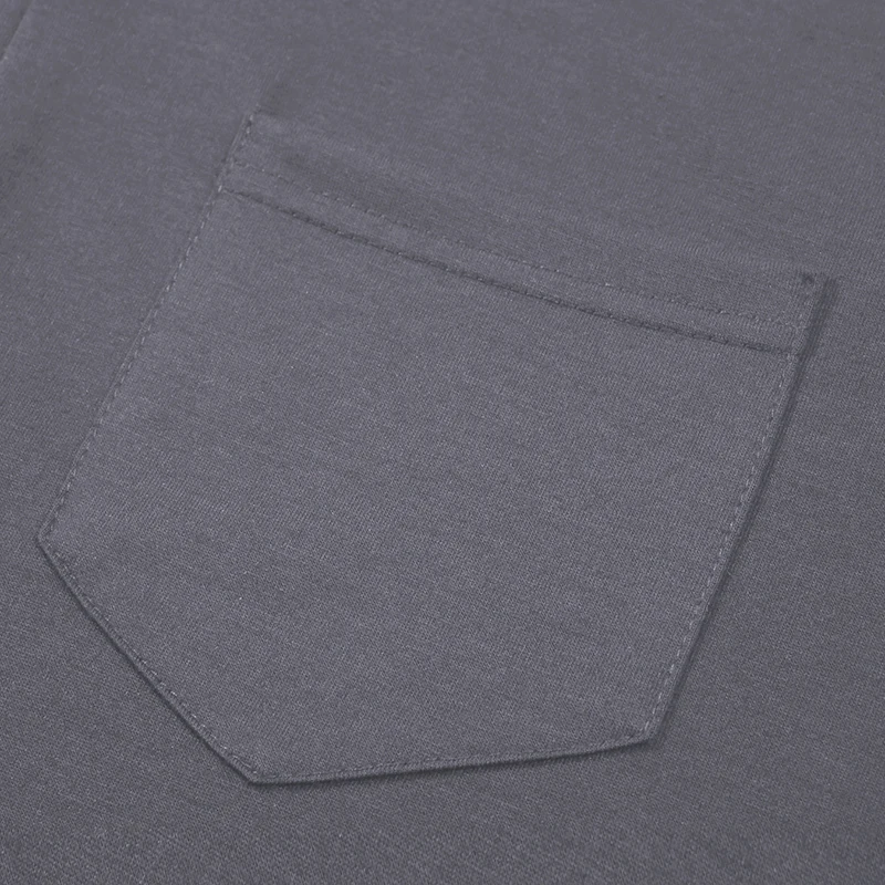 Men's Stand Collar Short Sleeve Henley Shirt Polyester Twill Lightweight Breathable Casual Tops with Chest Pocket plus size