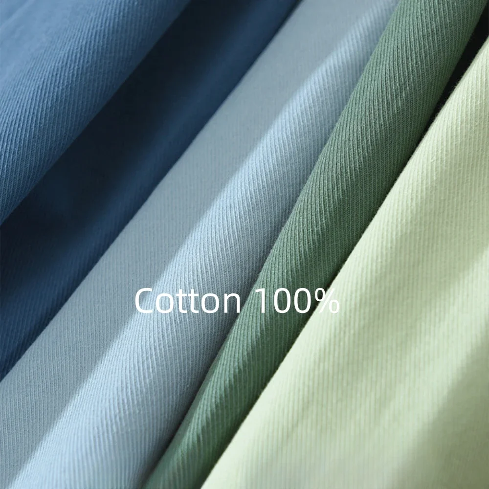 Men's Japanese Style Long Sleeve Shirt Solid Color Cotton Casual Loose Fit Tops Work Daily Shirts For Young Men