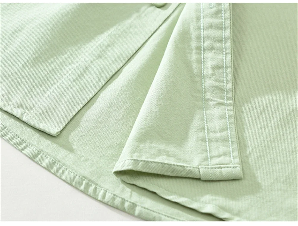 Men's Japanese Style Long Sleeve Shirt Solid Color Cotton Casual Loose Fit Tops Work Daily Shirts For Young Men