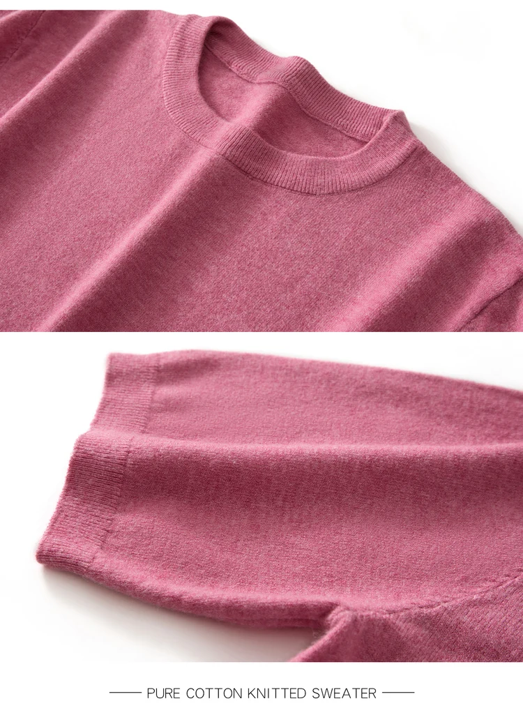 2026 Spring/Summer New Round Neck Short Sleeve Men's Wool Knitted T-shirt Loose Large Sweater Casual Outerwear Solid Color Tops