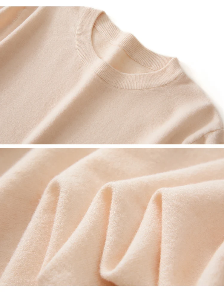 2026 Spring/Summer New Round Neck Short Sleeve Men's Wool Knitted T-shirt Loose Large Sweater Casual Outerwear Solid Color Tops