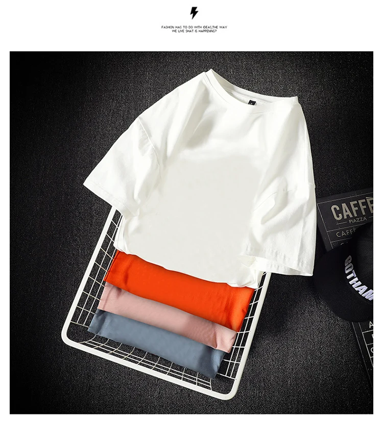 LEGIBLE 2025 Summer Men's T Shirt Casual Loose Cotton Short Sleeve T-Shirt Mens Top Tee shirt Men