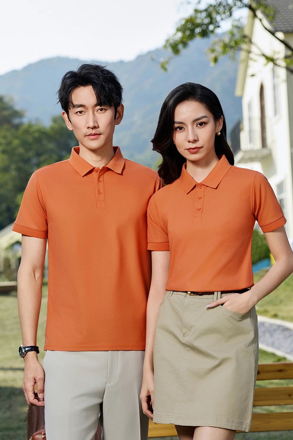 100% Cotton Work Clothes polo shirt custom pure cotton corporate culture short-sleeved T-shirt embroidery printing logo word