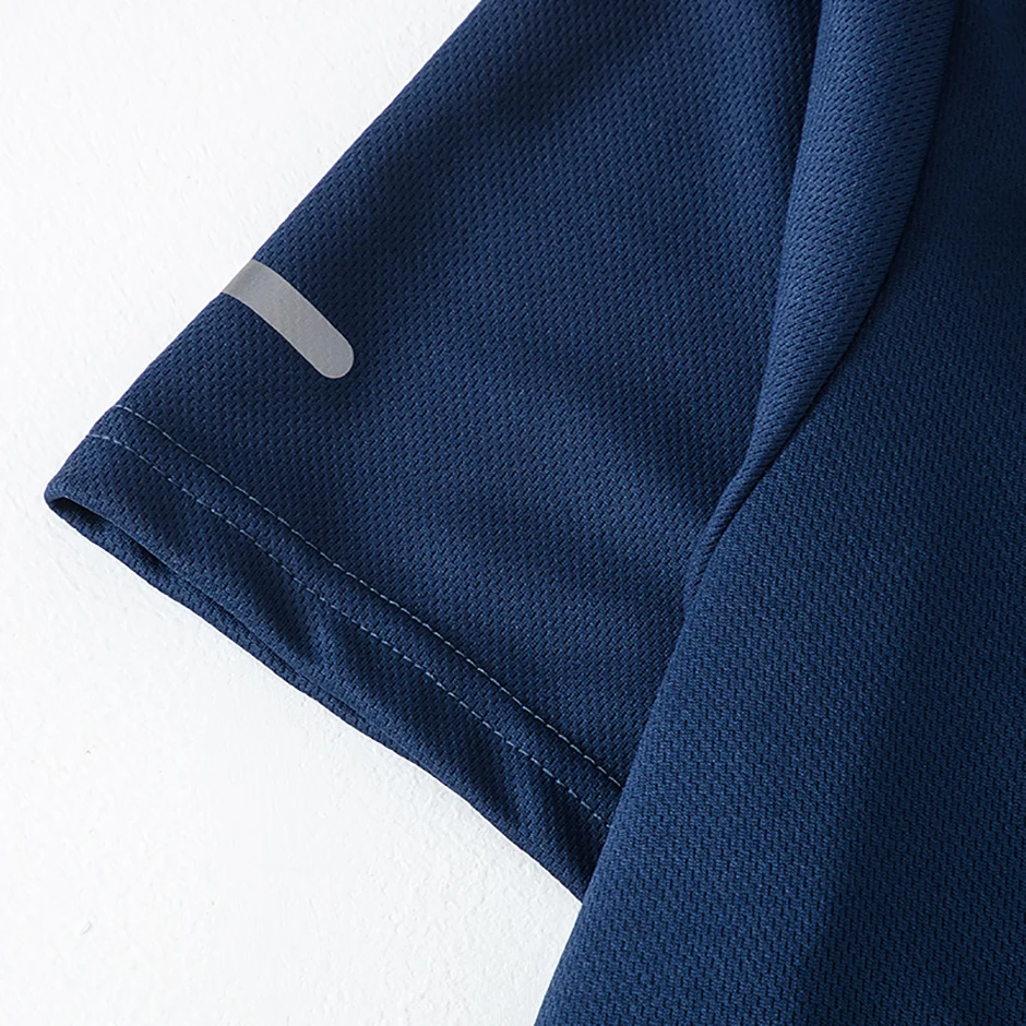 1/2/4Pcs Men's Summer Solid Color Mix And Match Short-sleeved Young Men's Loose Quick-drying Sports Running Shirt Middle-aged T-